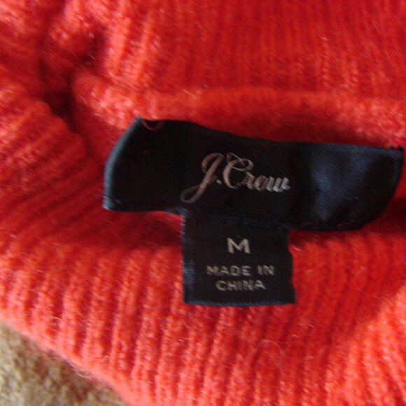 J. Crew Red, Navy, and Tan Turtleneck Sweater US M - Picture 7 of 14